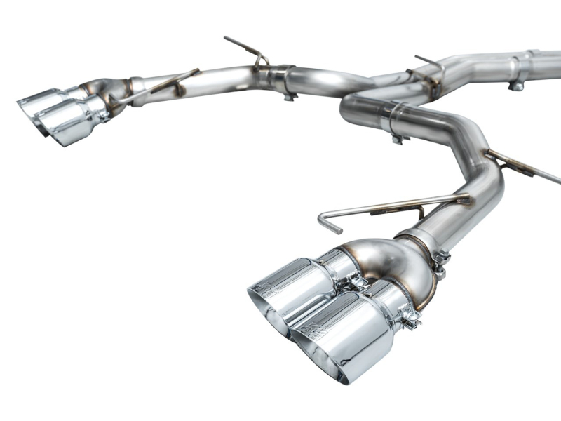 AWE Tuning 19-23 Audi C8 S6/S7 2.9T V6 AWD Track Edition Exhaust - Chrome Silver Tips - Image 12