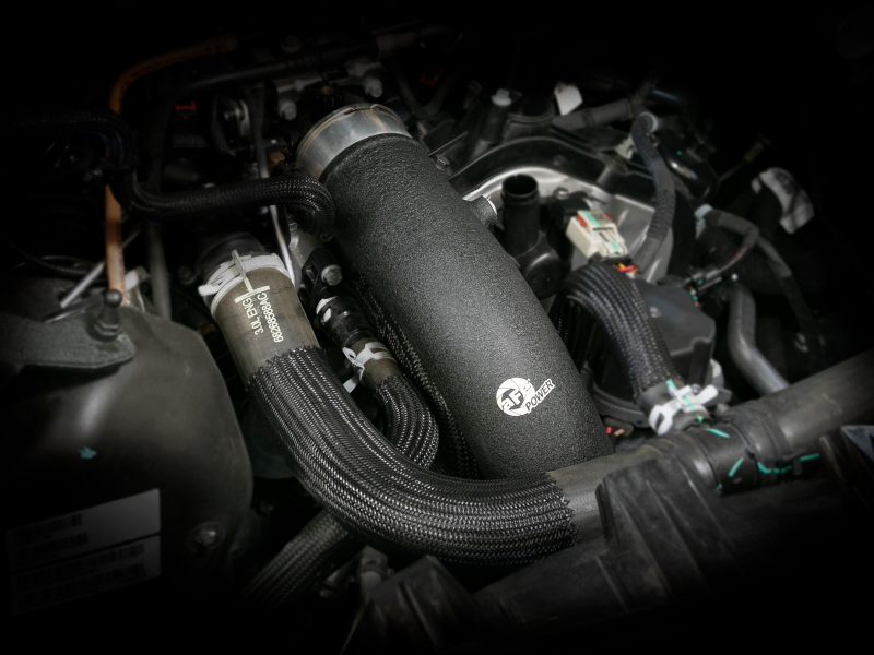 aFe RAM 1500 20-22 V6-3.0L (td) BladeRunner 3 IN Aluminum Cold Charge Pipe Black - Image 6