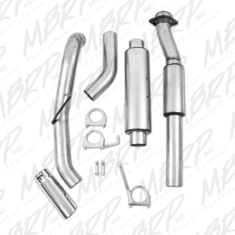 MBRP 11-13 Ford F150 SVT Raptor 6.2L EC-SB/CC-SB 3.5in Cat Back Single Exit Alum Exhaust System - Image 5