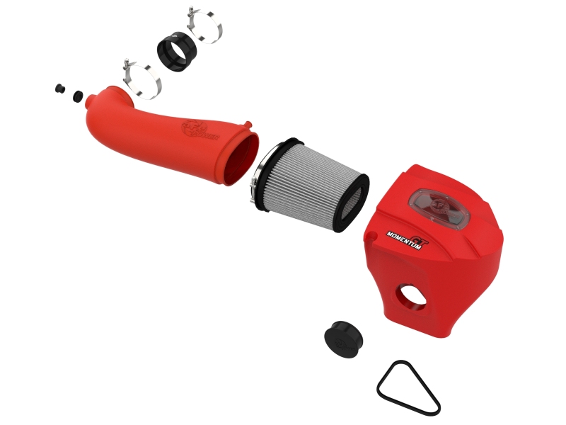 aFe Momentum GT Pro Dry S Stage-2 Intake System 11-15 Dodge Challenger / Charger R/T 5.7L HEMI - Red - Image 2
