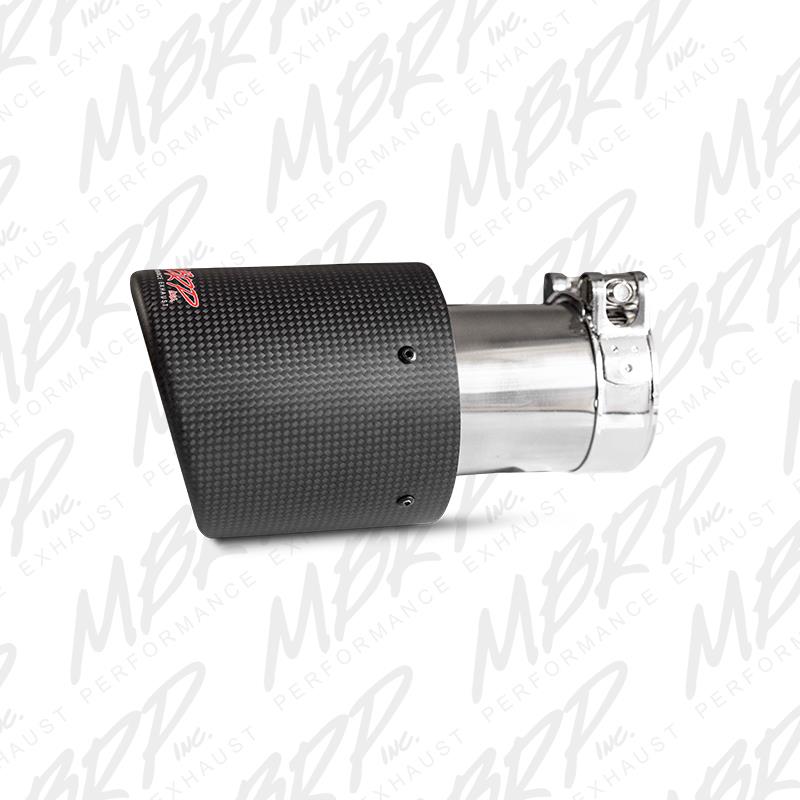 MBRP Universal Carbon Fiber Tip 4in OD / 2.5in Inlet / 7.7in L - Image 3