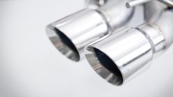 Stainless Works 2016-18 Cadillac CTS-V Sedan Axleback System Dual-Mode Turbo Mufflers 4in Tips - Image 4