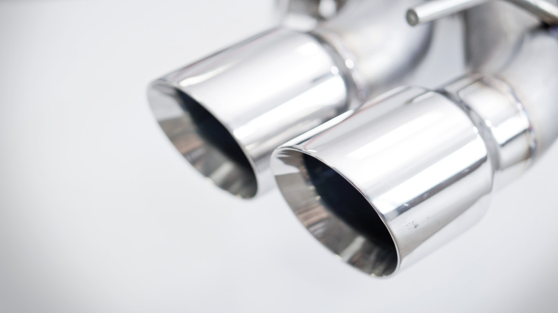 Stainless Works 2016-18 Cadillac CTS-V Sedan Axleback System Dual-Mode Turbo Mufflers 4in Tips - Image 4