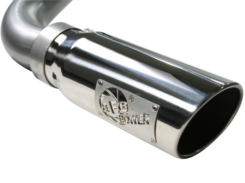 aFe MACHForce XP Exhaust SS-409 Cat-Back w/ 304SS Polished Tip 04-07 GM Trucks 1500 V6/V8 - Image 5