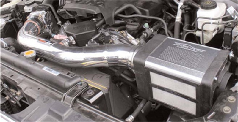 Injen 05-19 Nissan Frontier 4.0L V6 w/ Power Box Polished Power-Flow Air Intake System - Image 5