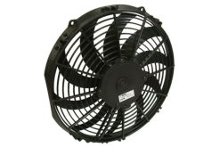 CSF 92-00 Honda Civic All-Aluminum Fan Shroud w/12in SPAL Fan - Black Finish - Image 7