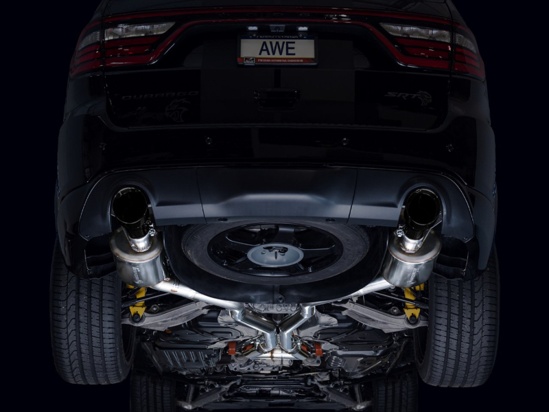 AWE Tuning 18-23 Dodge Durango SRT & Hellcat Touring Edition Exhaust - Diamond Black Tips - Image 11