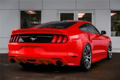MBRP 15-18 Ford Mustang EcoBoost 2.3L Black 3in Cat Back Dual Split Rear Exit (Street Version) - Image 4