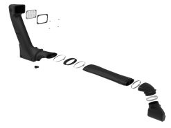 Alternative view of aFe 18-25 Jeep Wrangler / Gladiator L4/V6 Dynamic Air Scoop (D.A.S) Snorkel