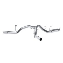 MBRP 14-16 Ram 2500 6.4L 4in AL Dual Side Split Outlet Cat Back Exhaust - Image 2