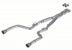 Alternative view of MBRP 17-21 Charger 5.7L 3in Dual Rear Exit Aluminized Catback Exhaust