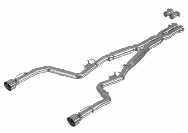 MBRP 17-21 Charger 5.7L 3in Dual Rear Exit Aluminized Catback Exhaust - Image 2