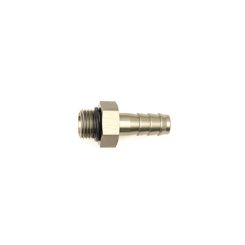 DeatschWerks 6AN ORB Male To 3/8in. Male Triple Barb Fitting (Incl. O-Ring) - Image 2