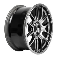 Alternative view of Enkei GTC02 18x9 5x112 25mm Offset 66.5mm Bore Hyper Silver Wheel