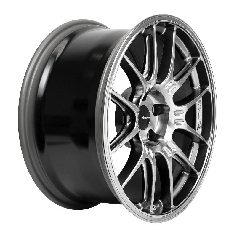 Enkei GTC02 18x9 5x112 25mm Offset 66.5mm Bore Hyper Silver Wheel - Image 2