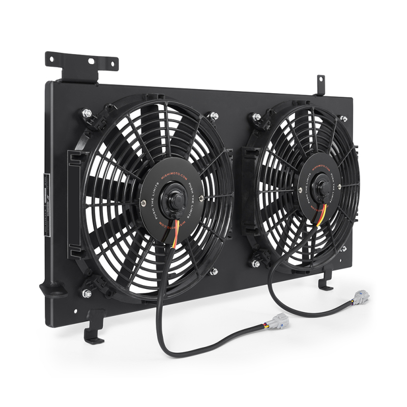 Mishimoto 08+ Subaru WRX/STI PNP Aluminum Fan Shroud Black - Image 2