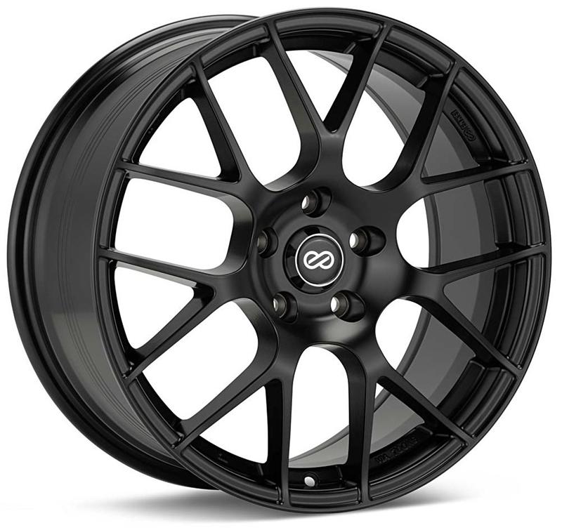 Enkei Raijin 18x8 42mm Offset 5x120 Bolt Pattern 72.6 Bore Diamter Matte Black Wheel - Image 2