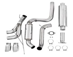 MBRP 13-14 Ford Focus ST 2.0L EcoBoost Dual Center Outlet T304 3in Cat Back - Image 4