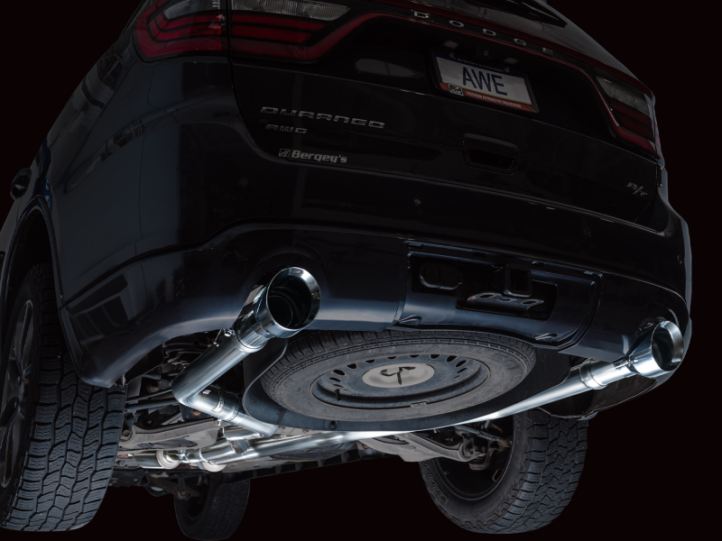 AWE Tuning 11-24 Dodge Durango 5.7L Track Edition Exhaust w/ Chrome Silver Tips - Image 12