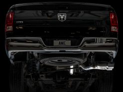 AWE Tuning 09-18 RAM 1500 5.7L (w/o Cutouts) 0FG Single Side Exit Cat-Back Exhaust - Chrome Tips - Image 8