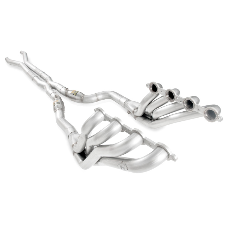 Stainless Works 2009-15 Cadillac CTS-V Headers 2in Primaries High-Flow Cats 3in Leads X-Pipe Factory - Image 2
