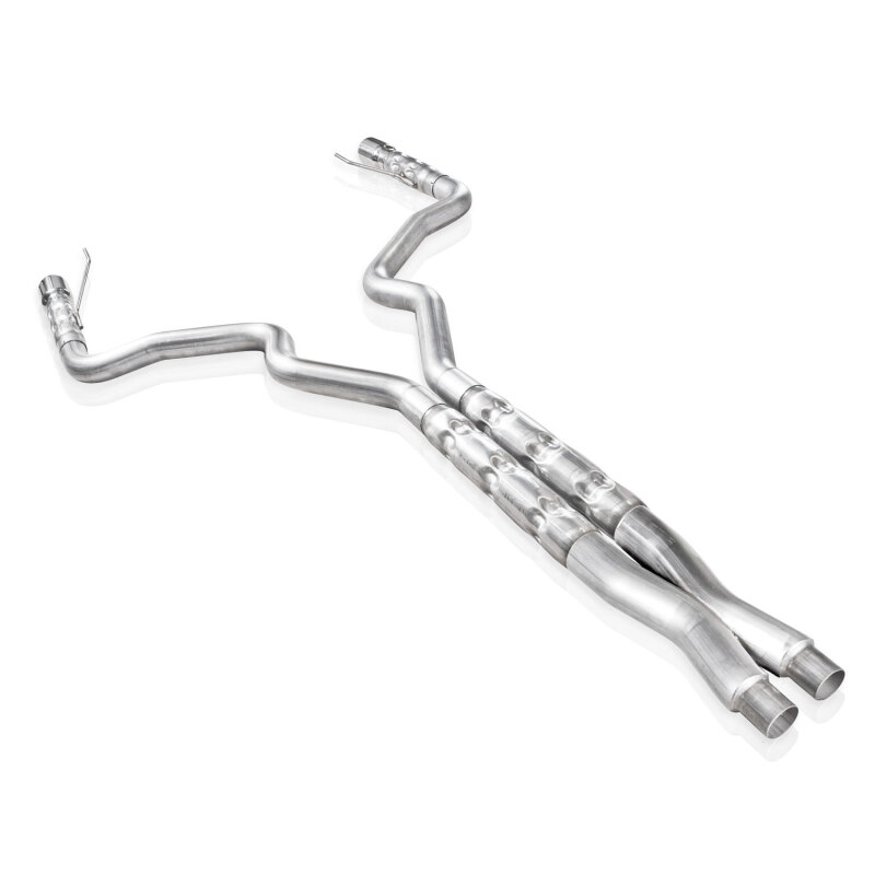 Stainless Works 2015-16 Mustang GT 3in Catback X-Pipe Retro Chambered Mufflers 3in Cores - Image 2