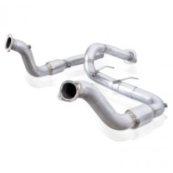 Alternative view of Stainless Works 2017 F-150 Raptor 3.5L 3in Downpipe High-Flow Cats Factory Connection