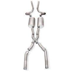 Alternative view of Stainless Works Chevy Chevelle Small/Big Block 1968-72 Exhaust 3in System with X-pipe