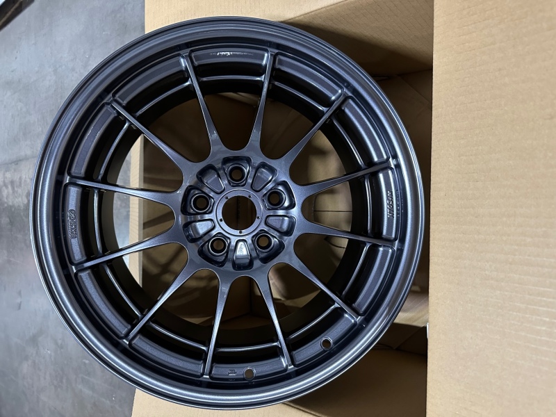 Enkei NT03+M 18x9.5 5x114.3 40mm Offset 72.6mm Bore Gunmetal Wheel