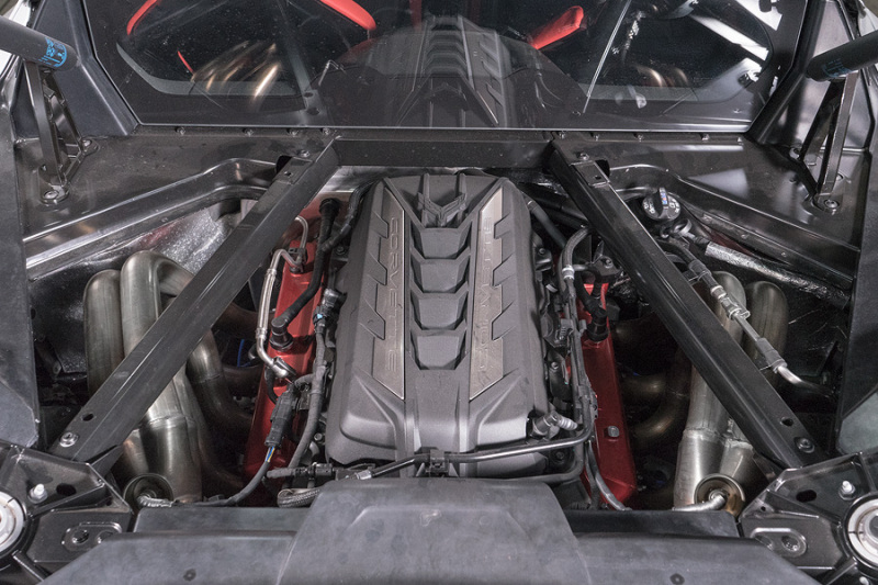 Stainless Works 20-21 Chevrolet Corvette C8 6.2L Header Kit 1-7/8in Primaries 3in Collectors - Image 6