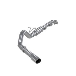 Alternative view of MBRP 2003-2007 Ford F-250/350 6.0L EC/CC Cat Back Single Side (Stock Cat)