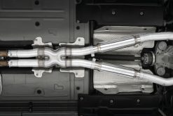 MBRP 15-16 Dodge Challenger RT 5.7L Aluminized Steel 3in Dual Rear Cat-back Quad Tips - Street - Image 4