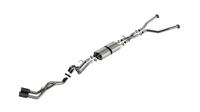 Borla 22-24 Toyota Tundra 3.4L V6 (Inc. Hyb.) Ext. Cab/STD Bed/145.7in WB S-Type Cat-Back - Carbon - Image 3