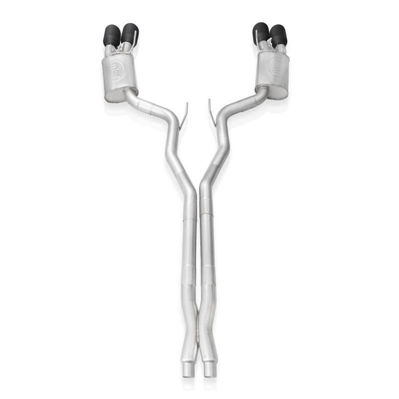Stainless Works 2020 Ford GT500 Redline Catback X-Pipe Exhaust Factory Connect - Black Tips - Image 12
