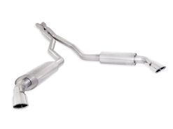 Alternative view of Stainless Works 2010-15 Camaro 6.2L 3in Exhaust X-Pipe S-Tube Turbo Mufflers Polished Tips