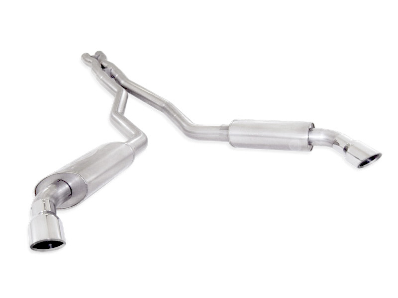 Stainless Works 2010-15 Camaro 6.2L 3in Exhaust X-Pipe S-Tube Turbo Mufflers Polished Tips - Image 2