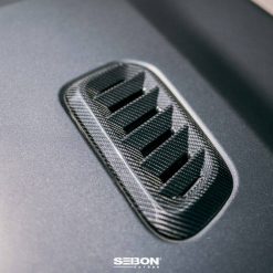 Seibon 2023 Toyota GR Corolla Carbon Fiber Hood Vents - Image 6
