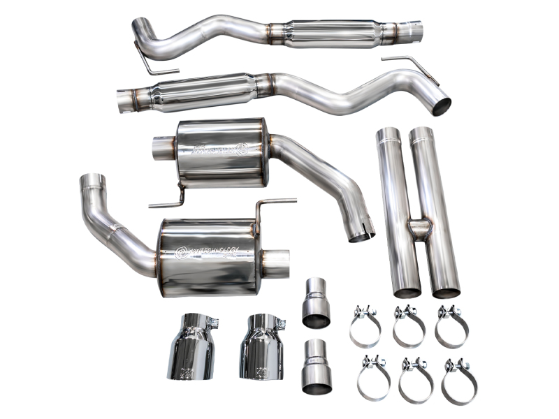 AWE 2024 Ford Mustang GT Fastback S650 RWD Touring Catback Exhaust w/ Dual Chrome Silver Tips - Image 8