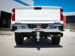 aFe Large Bore-HD 5 IN 409 SS DPF-Back Exhaust System w/Black Tip 20-21 GM Truck V8-6.6L - Image 5