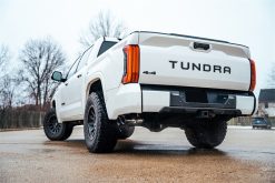 Corsa 22-24 Toyota Tundra 4WD 3in Sport Cat-Back Side Exit Exhaust System w/ Twin 4in BlackPVD Tips - Image 3