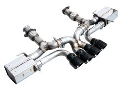 AWE 2023 C8 Corvette Z06 SwitchPath Cat-Back Exhaust - Diamond Black Tips - Image 12