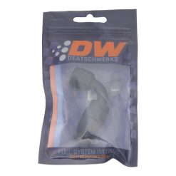 Alternative view of DeatschWerks 6AN Female Swivel 90-Degree Hose End PTFE (Incl 1 Olive Insert) - Anodized Matte Black