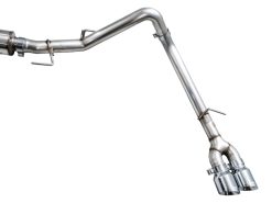 AWE 0FG Exhaust for 3rd Gen Toyota Tundra - Dual Chrome Silver Tips - Image 11