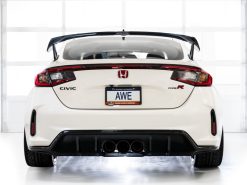 AWE Tuning 2023 Honda Civic Type R FL5 Track Edition Exhaust w/ Triple Diamond Black Tips - Image 18