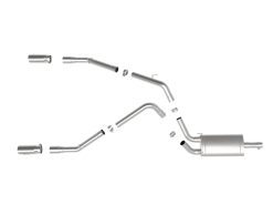 aFe Apollo GT Series 3 in 409 Stainless Steel Cat-Back Exhaust System w/ Polish Tip V8-5.7L HEMI - Image 4