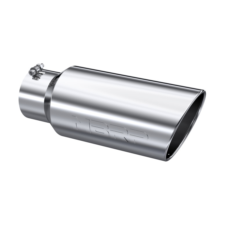 MBRP Universal Tip 7in O.D. Rolled End 5in inlet 18in length - T304 (SINGLE TIP) - Image 2