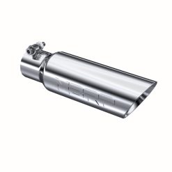 Alternative view of MBRP Universal Tip 3in O.D. Dual Wall Angled 2 inlet 12 length