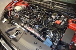 Injen 16-21 Honda Civic 1.5L 4 Cyl. Wrinkle Red Short Ram Intake - Image 3