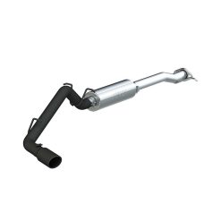 MBRP 17+ Chevrolet Colorado 2.5L/3.6L 3in Cat Back Single Side Exit w/ 4in Tip - Back Coated - Image 4