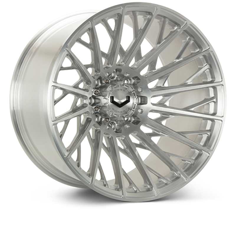 Vossen VFX-02T 24x12 - 8x180 - ET44 - Ultra Deep - 124.3 - Brushed Gloss Clear Wheel